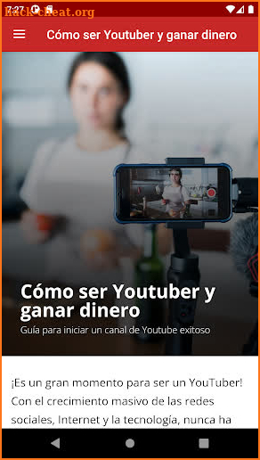 Cómo ser Youtuber screenshot