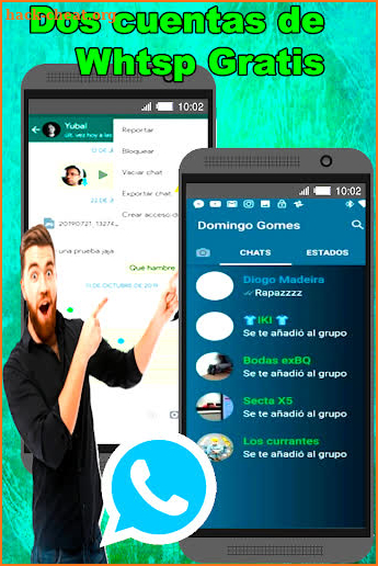 Como Tener Dos whtsp En Un Mismo Telefono Guia screenshot