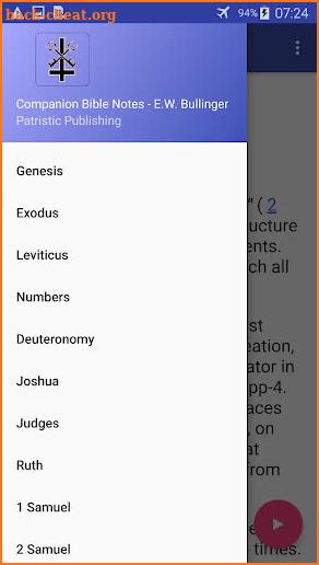 Companion Bible Notes by E.W. Bullinger screenshot