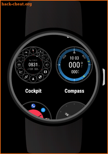 Compass for Wear OS (Android Wear) screenshot