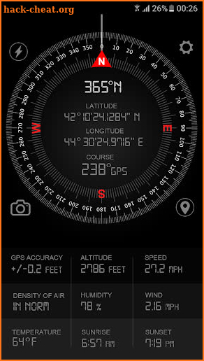 Compass GPS Pro  Military Compass with camera screenshot