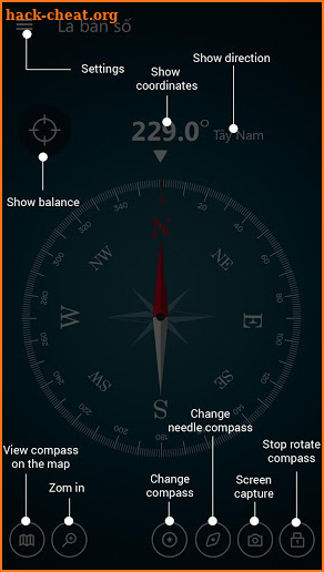 Compass Maps Pro - Digital Compass 360 Free screenshot