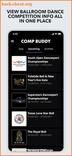 CompBuddy screenshot