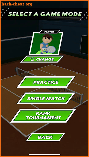 Competitive Tennis Challenge screenshot