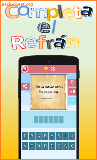 Completa el refrán screenshot