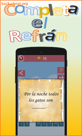 Completa el refrán screenshot