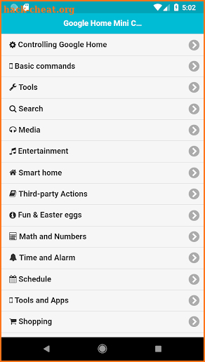 Complete Commands for Google Home Mini screenshot