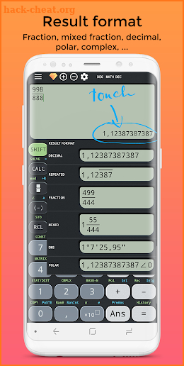 Complex calculator & Solve for x TI-36 TI-84 Plus screenshot