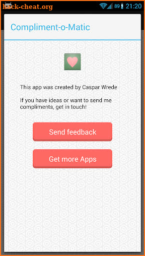 Compliment-o-Matic screenshot