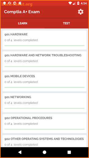 Comptia A+ Practice Test 2019 screenshot