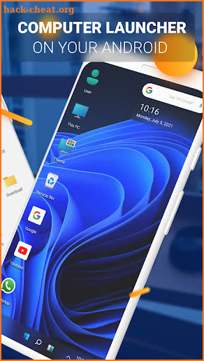 Computer Launcher: PC Theme Emulator on Android screenshot