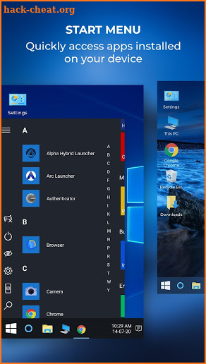 Computer Win 10 Launcher Free screenshot