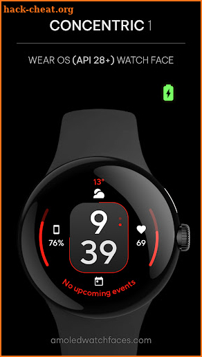 Concentric 1: Wear OS face screenshot