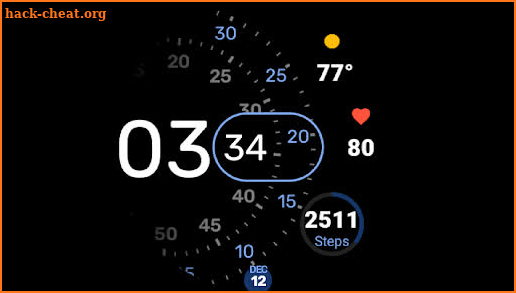 Concentric Native Watchface screenshot