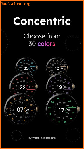 Concentric - Pixel Watch Face screenshot