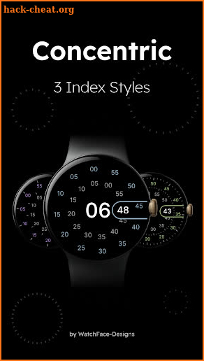 Concentric - Pixel Watch Face screenshot