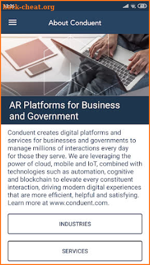 Conduent AR screenshot