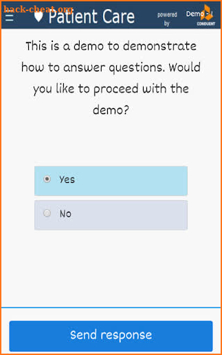 Conduent Patientcare screenshot