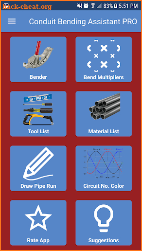 Conduit Bending Assistant PRO screenshot