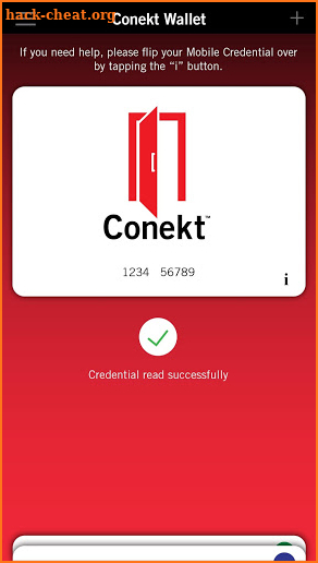 Conekt Wallet App screenshot