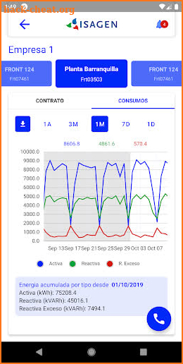 Conexión e - ISAGEN screenshot