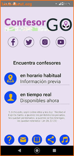 Confesor GO screenshot