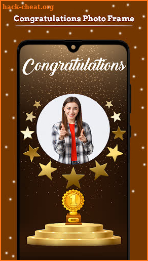 Congratulations Photo Frame screenshot