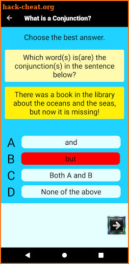 Conjunctions & Interjections screenshot