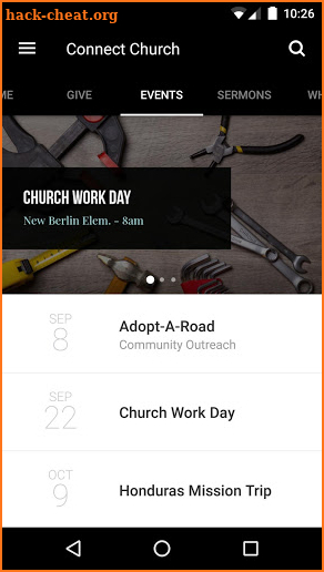 ConnectChurchJax screenshot