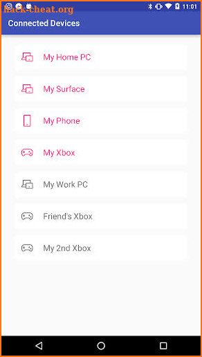 Connected Devices screenshot