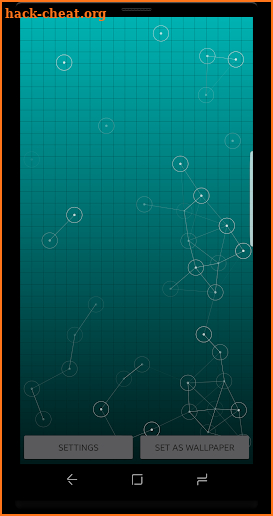 Connected Dots - Digital Net Live Wallpaper screenshot