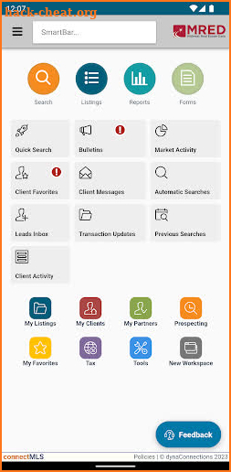 connectMLS MRED screenshot