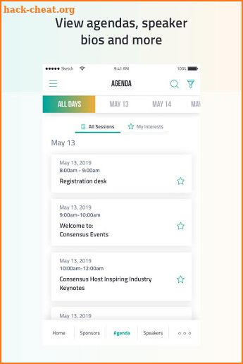 Consensus Events screenshot