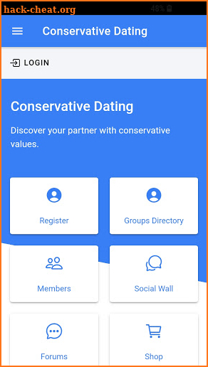 Conservative Dating screenshot