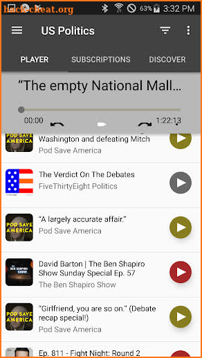 Conservative Podcasts screenshot