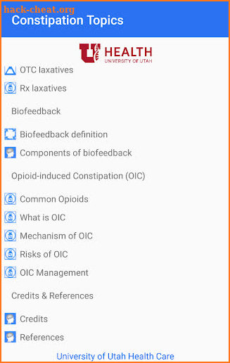 Constipation Management screenshot