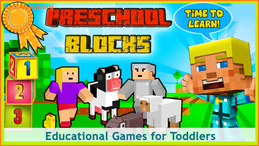 Construction Blocks 123 - World Brick Builder screenshot