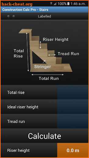 Construction Calc Pro - ad supported screenshot