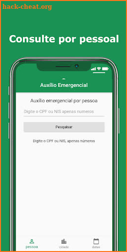 Consulta Auxilio Emergencial screenshot