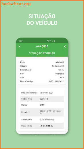 Consulta Placa, Tabela Fipe e Multa 2021 screenshot