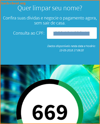 Consultar CPF Limpar Nome screenshot