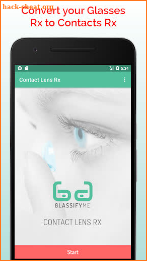 Contact Lens Calculator screenshot