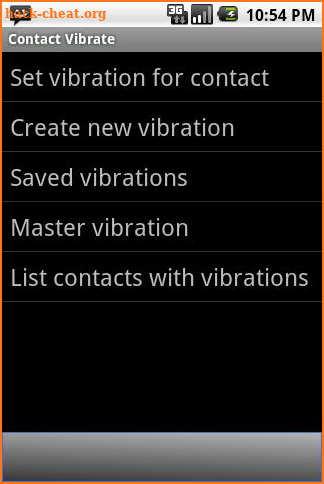 Contact Vibrate screenshot