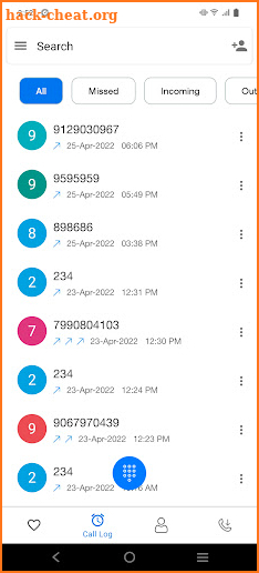 Contacts & Dialers screenshot