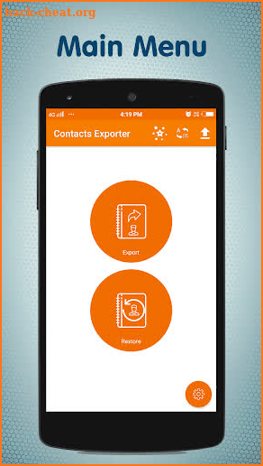 Contacts Backup & Restore screenshot