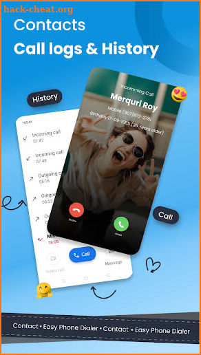 Contacts : Easy Phone Dialer screenshot