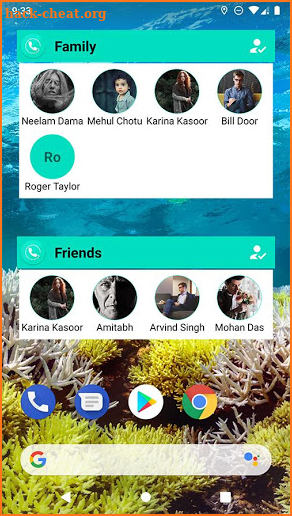 Contacts Widget - Quick Dial Widget - Speed Dial screenshot