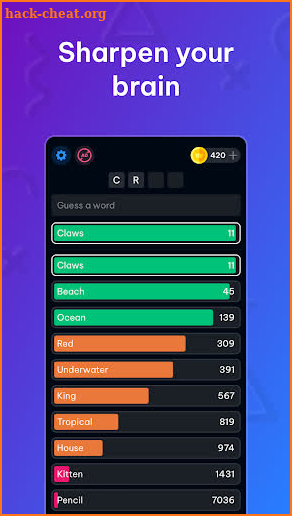 Contexto - AI Word Guess screenshot