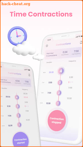 Contraction Timer And Counter screenshot