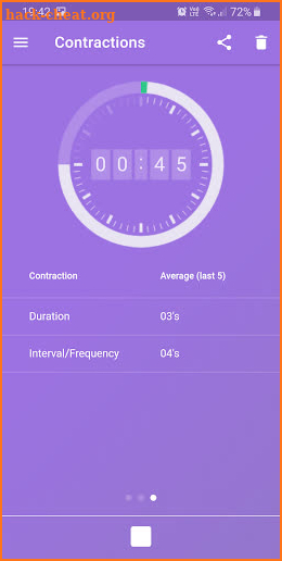 Contraction Timer PRO screenshot